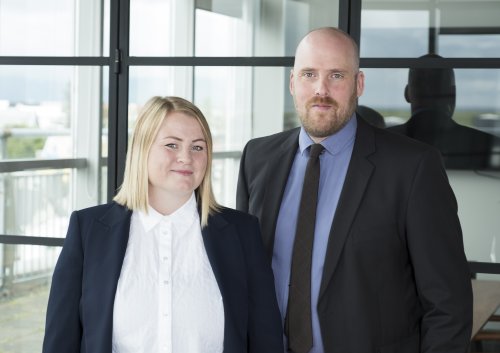 Elísabet Pétursdóttir og Sigmundur Ingi Sigurðsson hjá Lögfræðiþjónustu Hafnarfjarðar